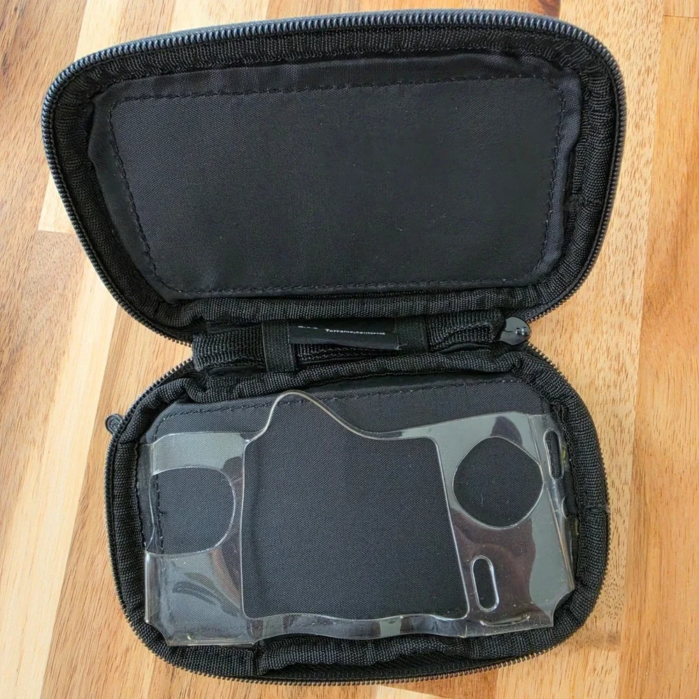 Nintendo DS Lite Blue Black Nylon Carrying Case Carabiner A.L.S. Industries 2007